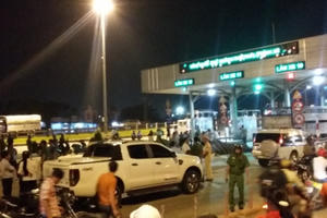 Tài xế xe tải tông chết Thiếu tá CSGT ra đầu thú