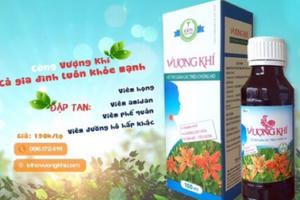 Cục vệ sinh ATTP khuyến cáo người tiêu dùng không nên mua sản phẩm Cao lỏng Vượng Khí Cục vệ sinh ATTP khuyến cáo người tiêu dùng không nên mua sản phẩm Cao lỏng Vượng Khí