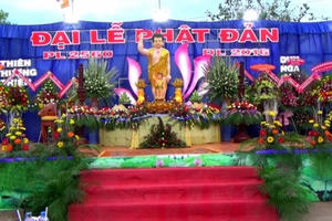Bạc Liêu: Chào mừng Đại lễ Phật đản Phật lịch 2560 - Dương lịch 2016