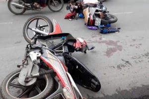 Bình Dương: Hai người trọng thương sau va chạm