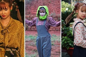 Hé lộ gu thời trang thảm họa của "osin" Khởi My trong "Mặt nạ máu"