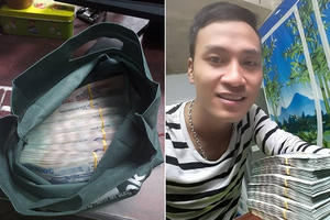 Tuyên dương nam sinh chạy xe ôm trả lại 320 triệu đồng cho khách bỏ quên