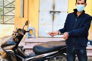 Lạng Sơn: Đối tượng "sở hữu" 5 tiền án vẫn đi trộm cắp xe máy