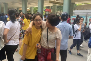 Môn Ngữ văn:  nhiều thí sinh tiếc nuối khi chưa hoàn thành bài thi