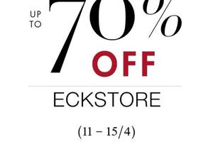 Eckstore xả hàng - Sale up to 70% toàn bộ sản phẩm thời trang  (11-15/4)