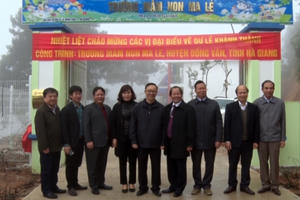 Hà Giang: Khánh thành trường mầm non trị giá gần 10 tỷ đồng