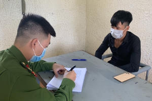 Tên cướp bị tóm gọn sau 3h đồng hồ nhận tin báo