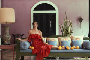 Người mẫu Trang Lạ chụp thời trang tại biệt thự riêng với phong cách Havana Cuba