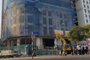 Dự án Hà Nội Golden Lake – B7 Giảng Võ xây dựng sai phép từ tầng hầm đến tầng lửng