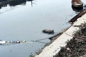 Phát hiện thi thể nam giới đang phân hủy dưới mương nước nhà máy xử lý nước thải ở Hà Nội