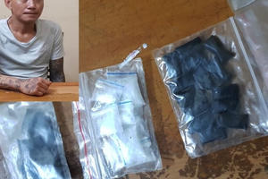 Thanh Hoá: Bắt giữ đối tượng có 4 tiền án đang tàng trữ ma túy