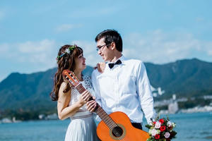 Cặp đôi chụp ảnh cưới ở Nhật Bản sau 9 năm bên nhau