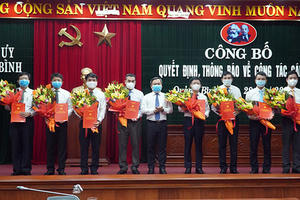 Giám đốc Sở TNMT Quảng Bình được điều động giữ chức Bí thư Đảng ủy Khối Doanh nghiệp tỉnh