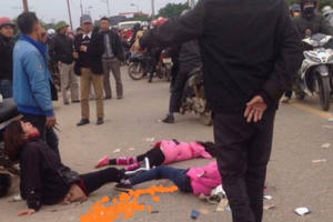 Nghỉ tết Dương lịch: Tai nạn thảm khốc ở Thái Nguyên khiến 2 cháu bé tử vong tại chỗ