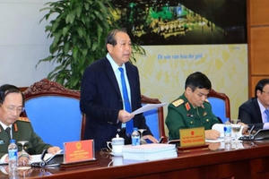 Phó Thủ tướng Trương Hòa Bình chủ trì cuộc họp Hội đồng Tư vấn đặc xá