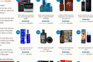 Bản tin Tiêu dùng 72h: Tràn lan nước hoa kích dục mời gọi nam thanh nữ tú