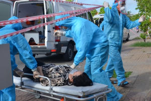 Hậu Giang diễn tập cách ly, phong tỏa phòng, chống COVID–19