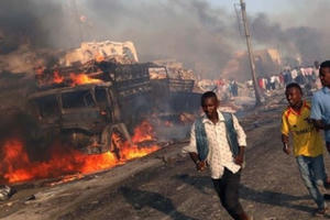 Hiện trường khủng khiếp vụ đánh bom kép làm 276 người chết ở Somalia