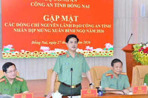 Công an tỉnh Đồng Nai gặp mặt nguyên lãnh đạo Công an tỉnh nhân dịp Tết Nguyên đán Bính Ngọ 2026 Công an tỉnh Đồng Nai gặp mặt nguyên lãnh đạo Công an tỉnh nhân dịp Tết Nguyên đán Bính Ngọ 2026
