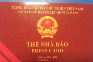 Luật Báo chí mới: “Khi đến làm việc, nhà báo chỉ cần xuất trình thẻ nhà báo”