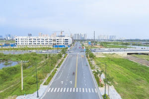 Ngắm diện mạo tuyến đường "dát vàng" 1 nghìn tỉ 1km tại Thủ Thiêm