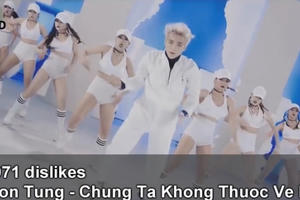 Xôn xao MV Sơn Tùng nằm trong Top 50 Video nhiều người không thích nhất