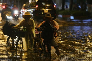 Bắc Bộ, Bắc Trung Bộ có nơi mưa to đến rất to kèm thời tiết nguy hiểm