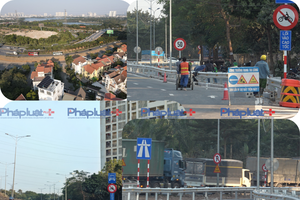 Các phương tiện đã có thể di chuyển từ Ngọc Hồi vào cao tốc Pháp Vân – Cầu Giẽ