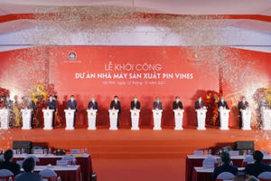 Vingroup khởi công dự án nhà máy sản xuất Pin VinES 4.000 tỷ đồng tại Hà Tĩnh