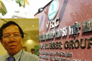 Khởi tố nguyên Chủ tịch HĐTV Tập đoàn Công nghiệp Cao su Việt Nam Khởi tố nguyên Chủ tịch HĐTV Tập đoàn Công nghiệp Cao su Việt Nam