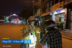 Hà Tĩnh: Thu phạt 1,3 tỷ đồng từ lỗi vi phạm giao thông 4 ngày nghỉ lễ