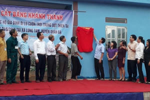 Hà Giang: Khánh thành nhà ở xã hội hóa cho đồng bào vùng lũ