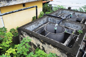 Trạm xử lý nước thải ở Hà Nội bị bỏ hoang 10 năm Trạm xử lý nước thải ở Hà Nội bị bỏ hoang 10 năm