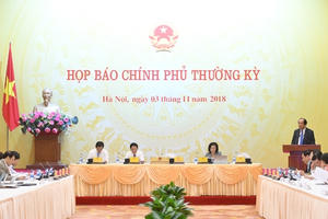 Nội dung họp báo Chính phủ thường kỳ tháng 10