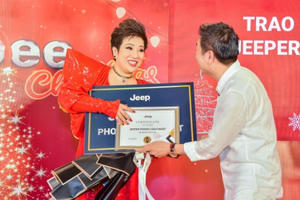 Thu Trang nhận giải Jeeper phong cách nhất