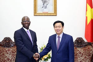 Phó Thủ tướng Vương Đình Huệ làm việc với Lãnh đạo Ngân hàng Thế giới