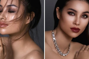 Hoa hậu Phạm Hương bán nude gợi cảm trong bộ ảnh mới