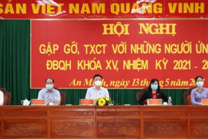 Bộ trưởng Lê Thành Long tiếp xúc cử tri huyện An Minh, Kiên Giang