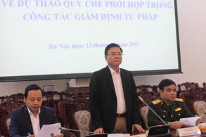 Phối hợp thực hiện hiệu quả hơn nữa công tác giám định tư pháp