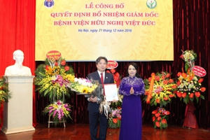 Bệnh viện Việt Đức có giám đốc mới