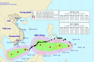 Bão số 15 suy yếu, xuất hiện bão mới hướng vào Biển Đông Bão số 15 suy yếu, xuất hiện bão mới hướng vào Biển Đông