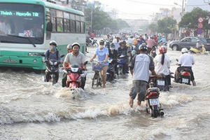 TPHCM ngập sâu vào chiều tối trong ba ngày tới