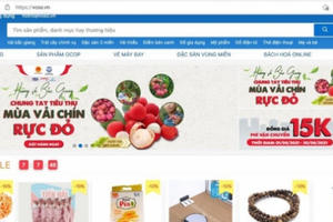 Vải thiều Bắc Giang “thần tốc” lên sàn thương mại điện tử