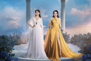 Hương Giang và Hari Won cùng xuất hiện đẹp như nữ thần trong khu vườn sắc đẹp