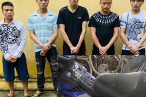 Thanh Hóa: Điều tra, bắt giữ 5 đối tượng cướp xe máy trên đường Hồ Chí Minh