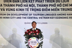 Diễn đàn liên kết phát triển du lịch TP HCM, Hà Nội và Vùng kinh tế trọng điểm miền Trung