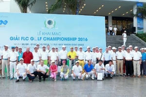 Giải golf FLC Golf Championship 2016 chính thức khởi tranh