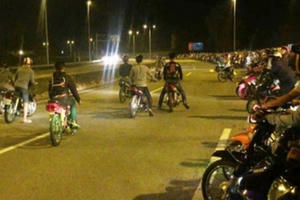 Xử lý nghiêm tình trạng đua xe trái phép