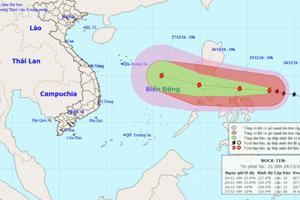 Dự báo thời tiết ngày 25/12: Bắc Bộ rét đậm, bão Nock-ten tiến gần Biển Đông