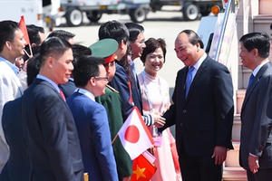 Thủ tướng Nguyễn Xuân Phúc bắt đầu chuyến thăm chính thức Nhật Bản